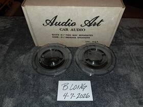 Aa6.5mb Audio Art Rare 6.5 Inch Old School Car Midbass Speakers Never Used Or Mounted