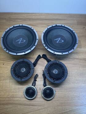 Adcs641 Audio Dynamics Component Set 6.5 Inch With 4 Tweeters