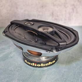 As69c Audiobahn Rare 6x9 200 Watts Sound Great - 3-way Single Speaker