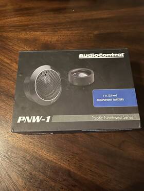 Pnw-1 Audiocontrol Pnw Series High-fidelity Tweeters Silk Dome/aluminum Housing