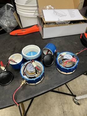 Gs25 Audiofrog 855775005152 Two Each 2-1/2 Inch Midrange Speakers And Gs10 1 Dome Tweeters