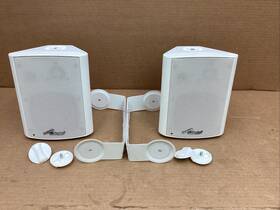 Odp-423wh Audiopipe Watherproof 3-way Profesional Speakers 60 Watts 1-pair White