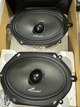 Apmb6800d Audiopm 2 Audiopipe 6x8 Inch Low Mid Frequency Speaker 125w Rms/250w Max 8 Ohm