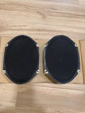 110t-1044a Audiovox 110t-1032a Nos 4 Ohms 8 Watt 6x9 Speakers Vintage Audio - Pair