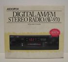 Av-970 Audiovox Cassette Fm Mpx Shafted Digital Stereo Knob 2 Radio