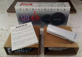 Sl-10 Audiovox Sl-50 Nos 1995 4 Inch Round Coaxial Pair Speakers Rare Vhtf 120 Watts