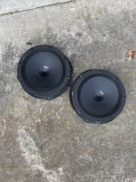 100w Audison 018823111744 Used Ap8 Prima 8 Inch Midrange 4-ohm Rms Speakers In Audi B8 Adapters