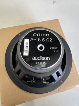 Audison 018823111751 Ap 6.5 Prima Series Inch 165mm Speaker 210 Watts Peak 1pc
