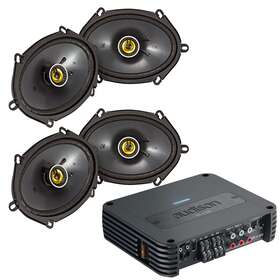 46csc684 Audison Audisonbdl220623-08 Sr 4.300 D-class 4-channel Amplifier With 2 Pairs Of Cs-seri