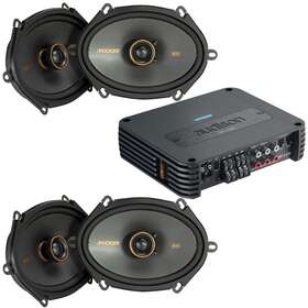 Ksc6804 Audison Audisonbdl220623-13 Sr 4.300 D-class 4-channel Amplifier With 2 Pairs Of Ksc680 6