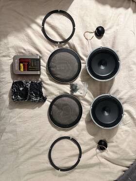 Av1.1 Audison Av6.5 Av3.0 Av Voce K6 - 6.5 Inch And 1.1 Tweeters 2 Way Component Speakers System