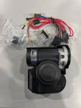 Auto Horn Motocycles 008678551299 Air / Relay Wiring Harness Motorcycle Durable - Black