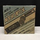 Av-3000 Audiovox Vtg Car Stereo System Radio Cassette Av Amplifier Speakers