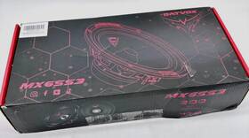 Batvox Mx6553 6.5 Inch Midrange Car Speakers Red Black High Efficiency