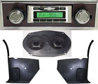 Bezel-triple 1967-1968 Chevy Camaro Radio Dual Dash Speaker Kickpanels Stereo 230 Wg