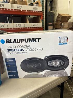A024 Blaupunkt 815592026983 Gtx695 6 Inch X 9 4-way Coaxial Car Door Speakers Pair 750 Watts -