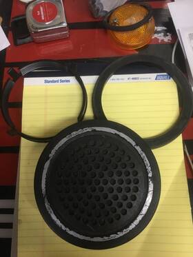 921-25 Blaupunkt Vintage 4.0 Inch Speaker 15 Watts Parts Only 911 Porsche 1970s