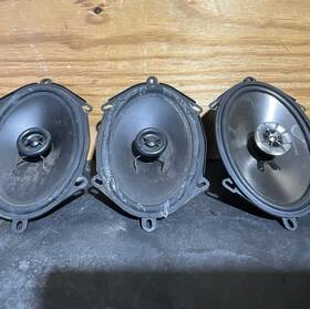 Gtx-572 Blaupunkt Gtx 572 5x7in Coaxial Car Speakers Set Of 3 60w Rms Oval Shape