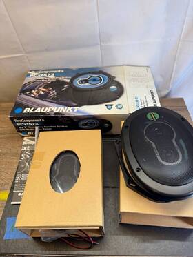 Pcxt573 Blaupunkt 5x7 Inch 3-way Coaxial Car Speakers 150w Pair