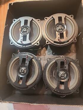 Re307933 Blaupunkt Mid Range Speakers 5.25 Inch Pair Made In Germany Set Of 4