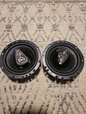 Be654 Boss 791489119191 Rage 6.5 Inch 4-way 300w Full Range Speaker Pair Untested
