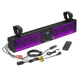 Brt26rgb Boss Audio Systems Atv Utv Sound Bar System Multi Color Bluetooth