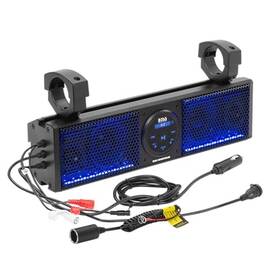 Sb18brgb-cr Boss Audio Systems Sb18brgb 18 Inch Atv Utv Sound Bar Bluetooth Rgb Ipx5 Usb Amp Used
