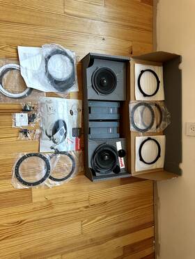 Ba-z6 Boston Acoustics Z6 Speakers And Install Kit Components