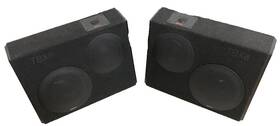 Tbx8 Boston Acoustics Rare Box Speakers Pair - Black Tested And Clean