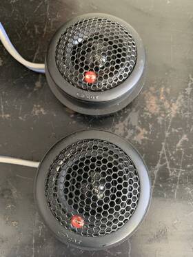 Es-02c Cdt Audio Es-02 Black 2 Inch Ultra High-end Mids Tweeters Drivers Es 02bl New