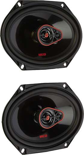 H7683 Cerwin-vega Mobile 445048440495 6 Inch X 8 60w Rms /360w Max 3-way Coaxial Speakers Hed Se