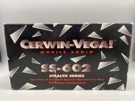 Ss-602 Cerwin-vega Stealth Series 2-way Speakers 50w 4 Ohms 6.5 Inch Untested
