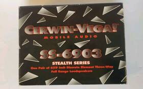 Ss-6903 Cerwin-vega Ss6903 Stealth Series Mobile Audio Speakers 1 Pair 6x9 3 Way