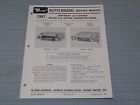 2056950-20 Chevy Bendix Auto Radio Prices 1967 Manual Camaro Service