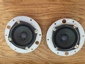 192953 Clarion Pair Max 25w Nom 8w 2 Way Car Audio Speakers 5x5
