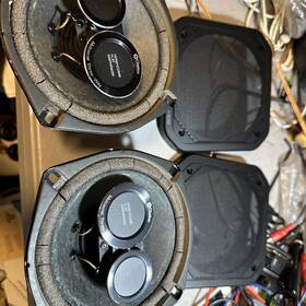 Se-632 Clarion Car Speaker Old School Rare Needs Refoam