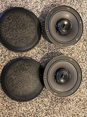 Se6261 Clarion Se 6261 6 Inch 2 Way Speaker 60w Pair - Excellent Condition