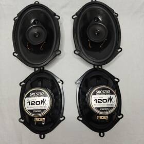 Src5730 Clarion Lot Of 4 5x7 Multi-axial 3-way 120w Car Speakers
