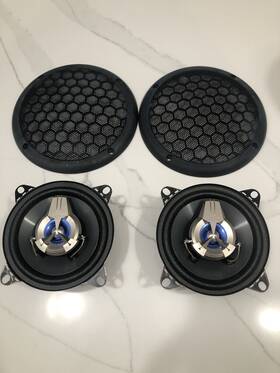 Srg1020r Clarion 10cm Coaxial 2-way Speakers With Covers