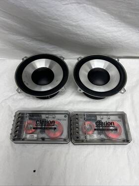 Srs1384 Clarion Midrange Speaker And Crossover Includes The Pair