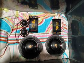 Cm524a Critical Mass Audio 5.25 Inch Component Speakers Set With Crossovers And Tweeters