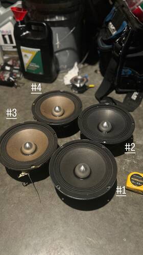 42a2011118441055 Db Drive Used And Discontinued Pro Audi P5 8c 300w 4 Ohm Midrange Speakers