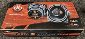 Db Drive 810219027640 S4.0 Speed Series 4 Inch 2-way 160 Watts Max Power/ 55 Nominal Power