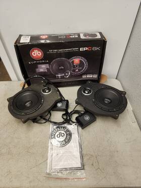 Epc-6k Db Drive Euphoria Epc6k 6.5 Inch Component Loudspeakers
