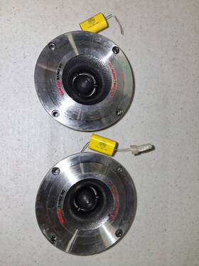 P5tw8d Db Drive Pro Audio Tweeters Pair 350w 4 Ohm With Crossovers Untested