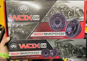 Wdx6moto-cd Db Drive 2x 500w 2-way 6.5 Inch Loudspeaker Mototcycle Marine Pair