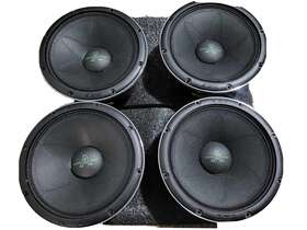 Ap-m67ac Deaf Bonce 2 X Pair Of 6.5 Inch 1200w 4 Ohm Mid Range Speakers Apocalypse