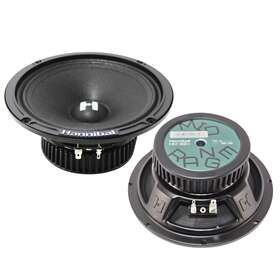 Hm-6e-plus Deaf Bonce Hannibal Pair Of 6.5 Inch 4 Ohm 140 Watts Max Mid Range Speakers