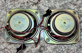 16170193 Delco Electronics Speakers Car Audio Stereo 4 Ohm Gm Door Dash 5 Inch Pair