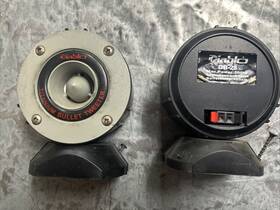 Db-28 Diablo Pair 500w 4 Ohm Titanium Super Bullet Tweeters. 4in